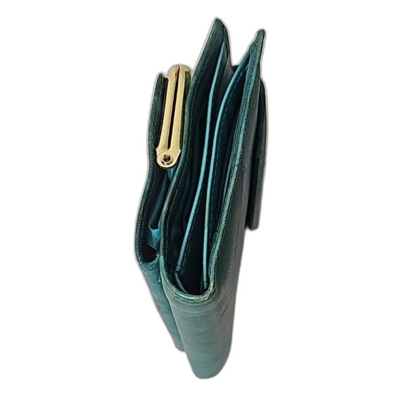 Wallet by Buxton Blue Leather - Picture 3 of 6